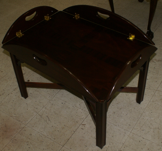 Council Craftsman solid mahogany butler coffee table